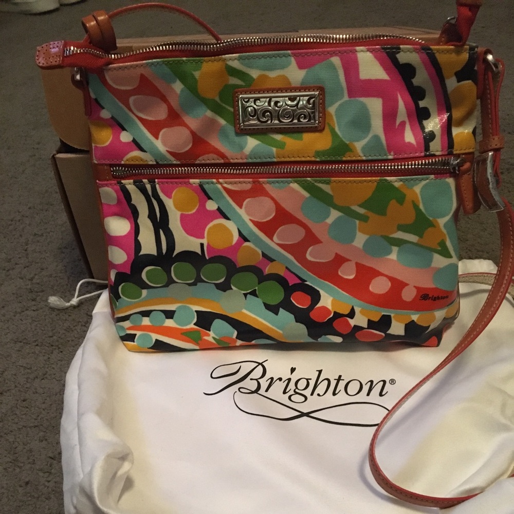 Multicolor cross body purse